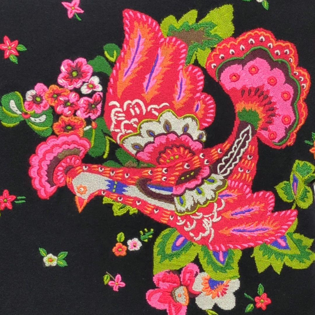 【専用】TOKUKO 1er VOL　ニット チュニック　孔雀　お花　刺繍