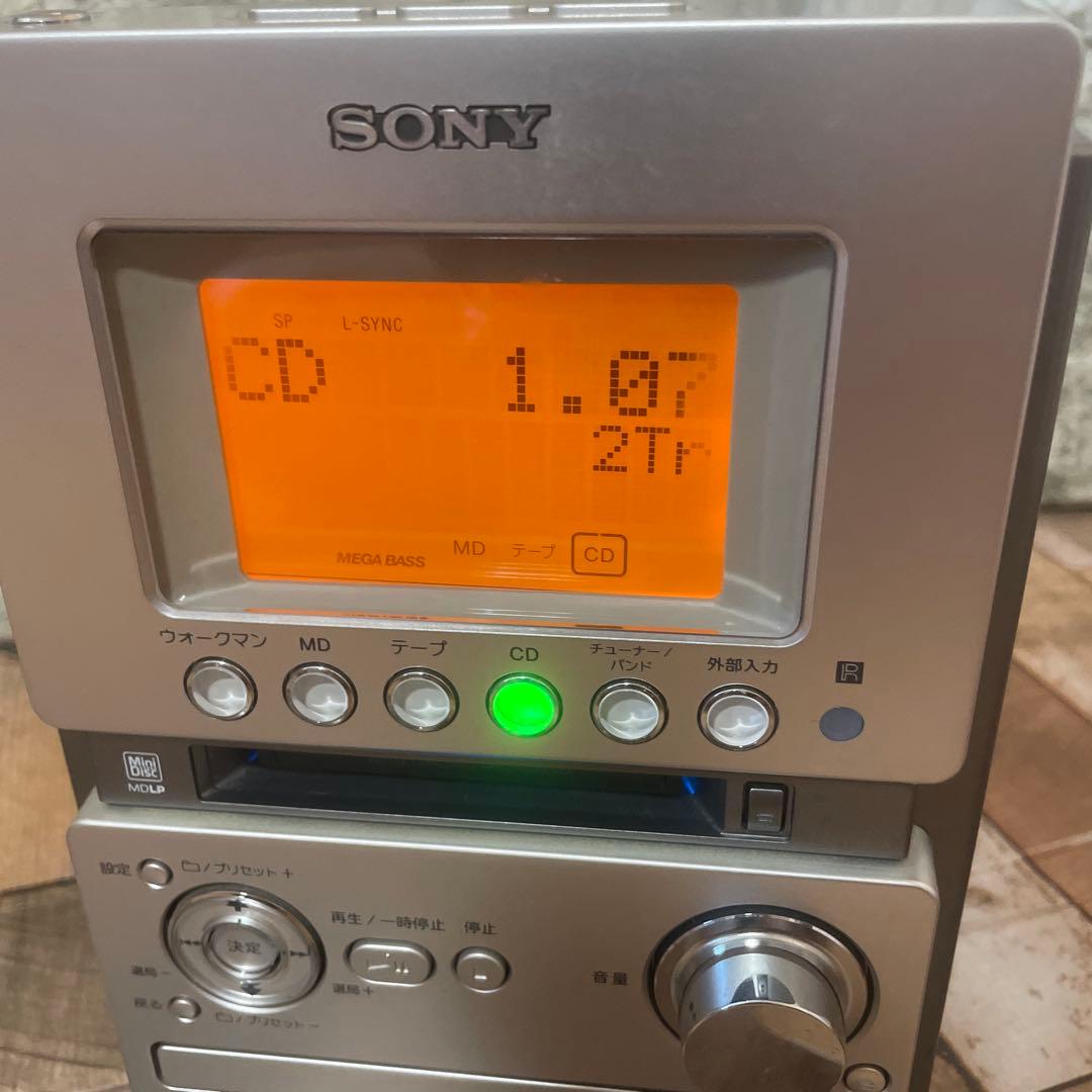 #829 SONY MD搭載オールインワンコンポ CMT-M35WM