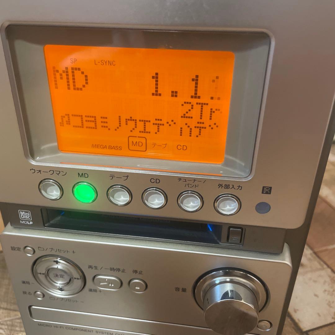 #829 SONY MD搭載オールインワンコンポ CMT-M35WM