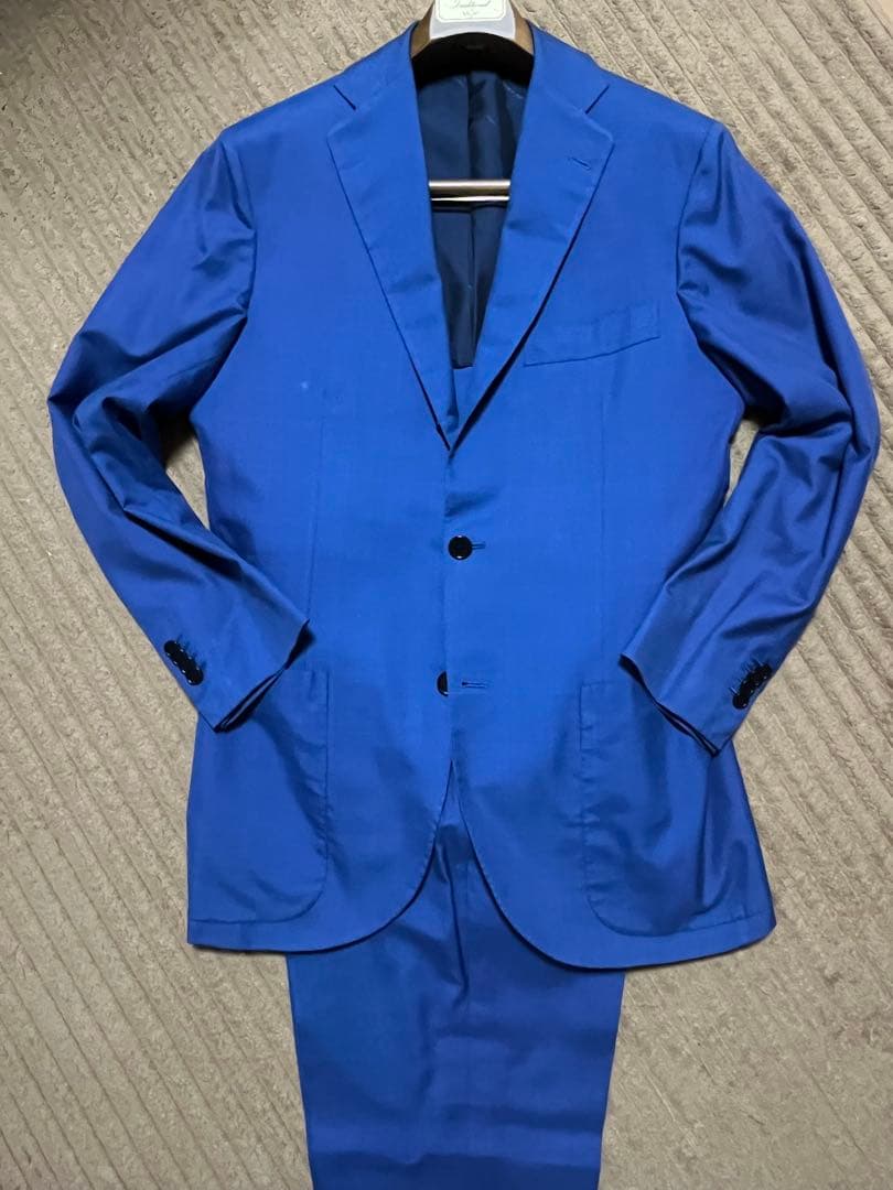 【最終値下】Kiton セットアップスーツ ネイビー ジャケパン利用可能 春夏秋