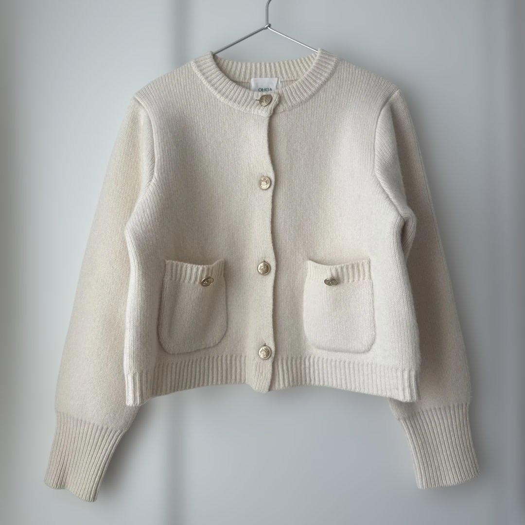 美品　OHGA CHARMANT ホワイト