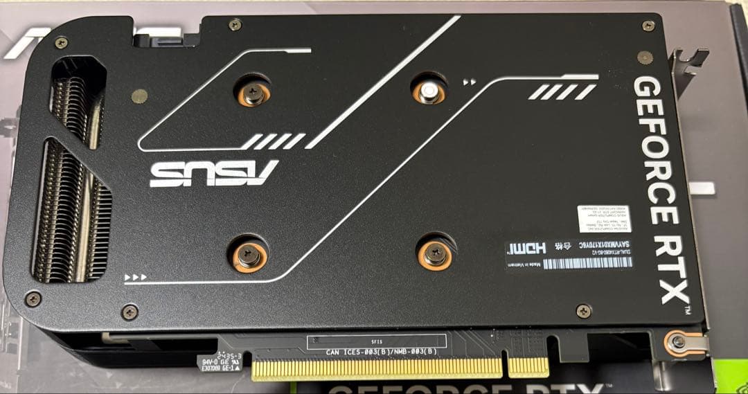 グラフィックボード・グラボ・ビデオカード ASUS GEFORCE RTX 4060 8GB GDDR6