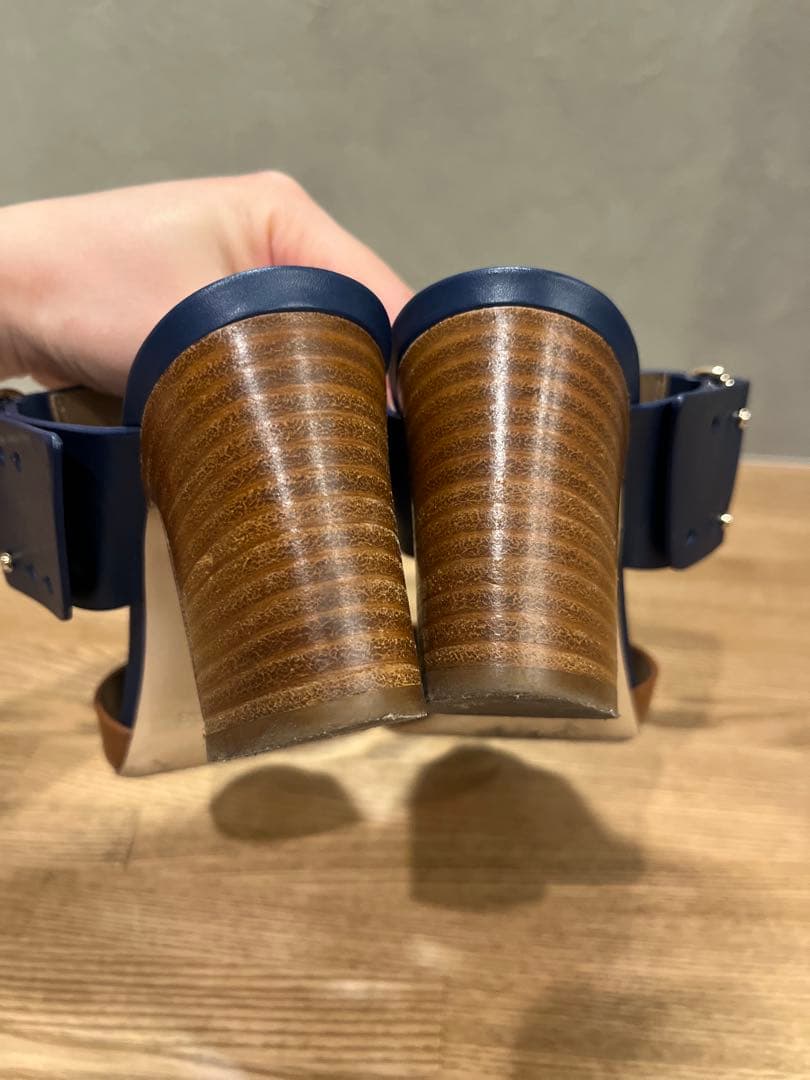 HERMES エルメス ミュールサンダル 約23.5cm