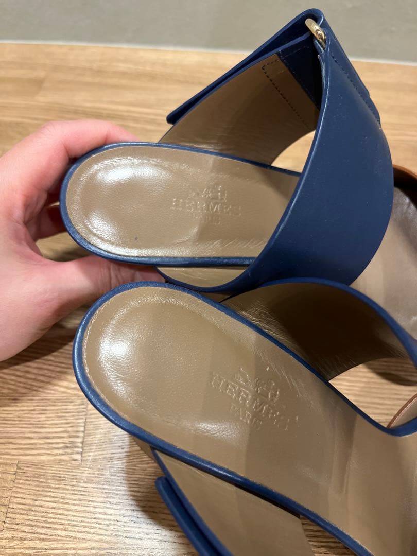 HERMES エルメス ミュールサンダル 約23.5cm