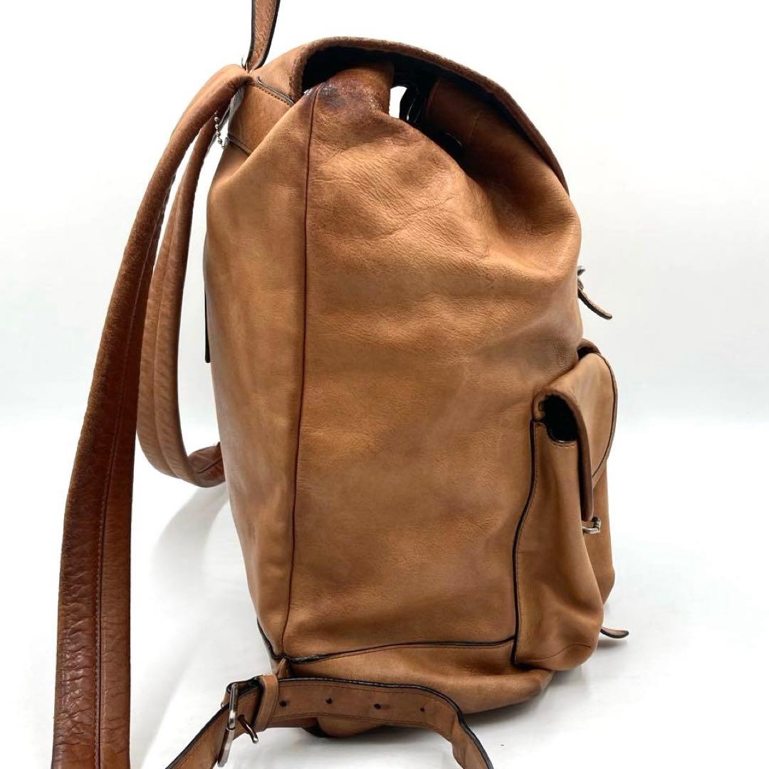 ⭐️希少⭐️COACH コーチ リュック ヌメ革 ベージュ 71743 ブラウン