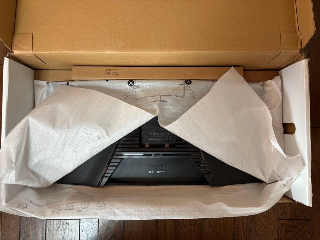 Dell S3422DWG曲面モニター 本体 34インチ　ウルトラワイド