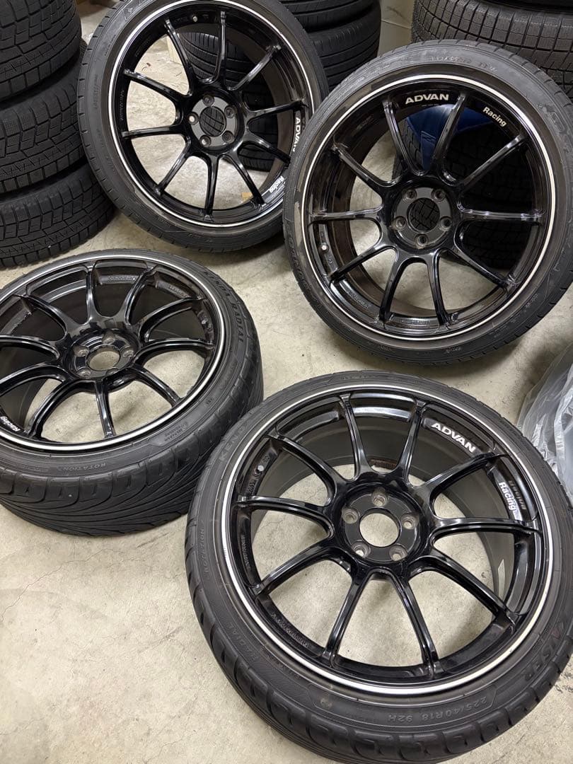 ADVAN 18インチ RZⅡ PCD100 アドバン　8.5J 9J