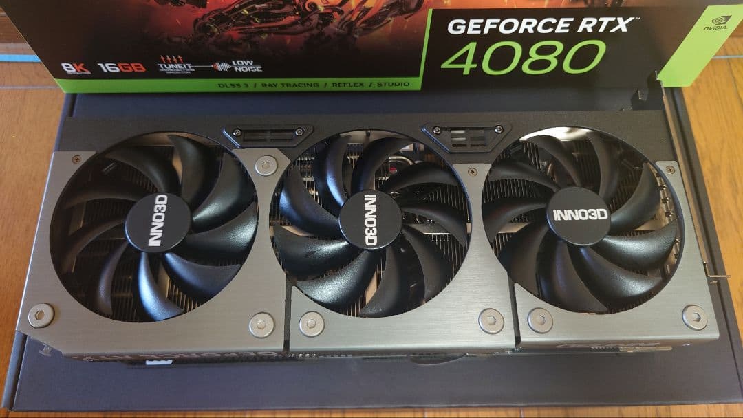 保証1年/オマケ付 INNO3D GeForce　RTX4080 X3 16GB