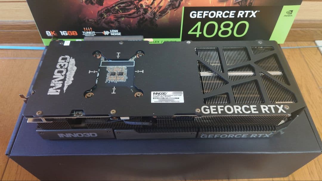 保証1年/オマケ付 INNO3D GeForce　RTX4080 X3 16GB