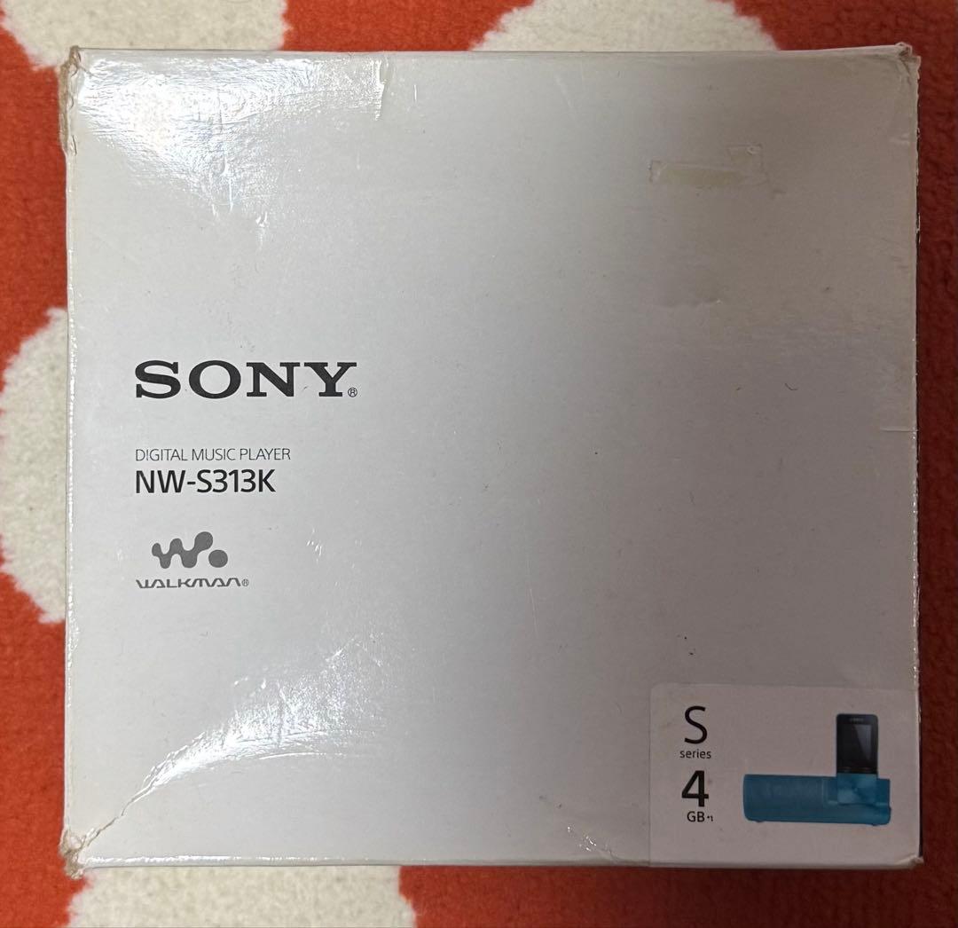 SONYウォークマン NW-S313K スピーカー付き　ブルー