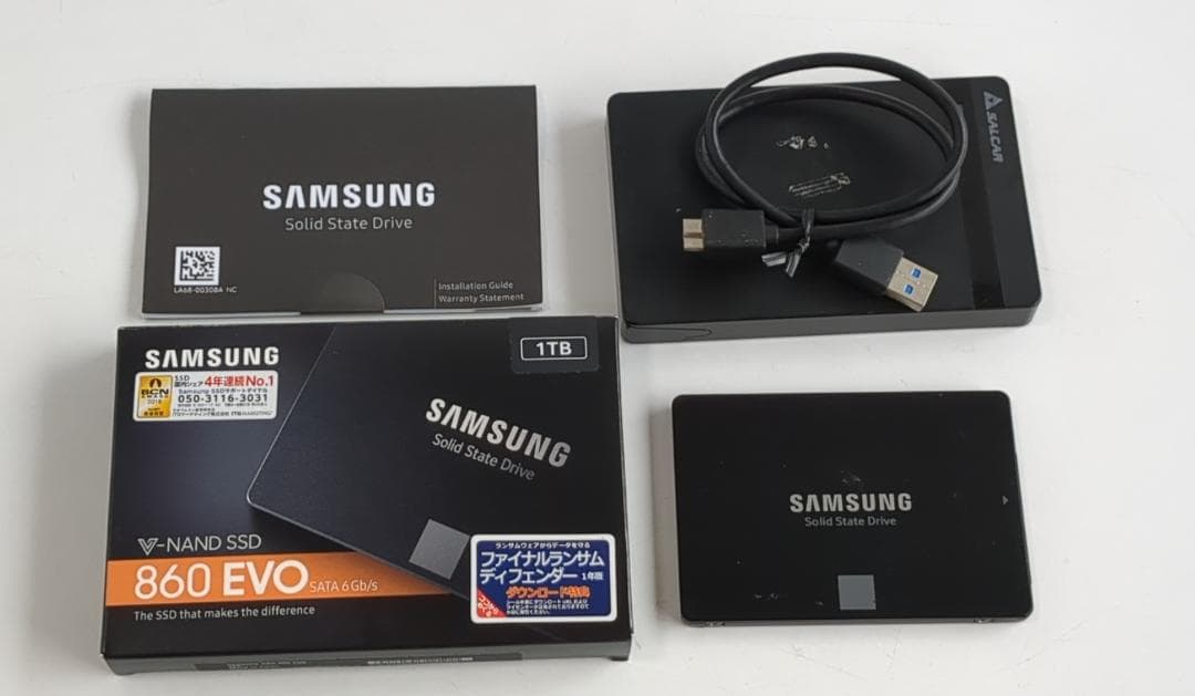 Samsung SSD 860EVO 1TB （MZ-76E1T0）963時間