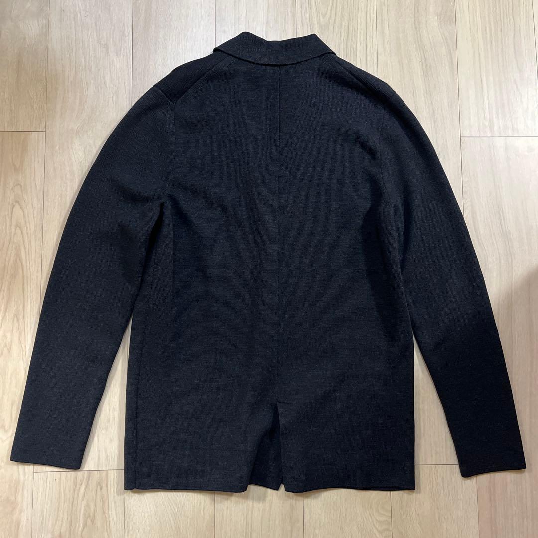 Cruciani ミラノリブ ウール ニットジャケット 50 伊製 美品