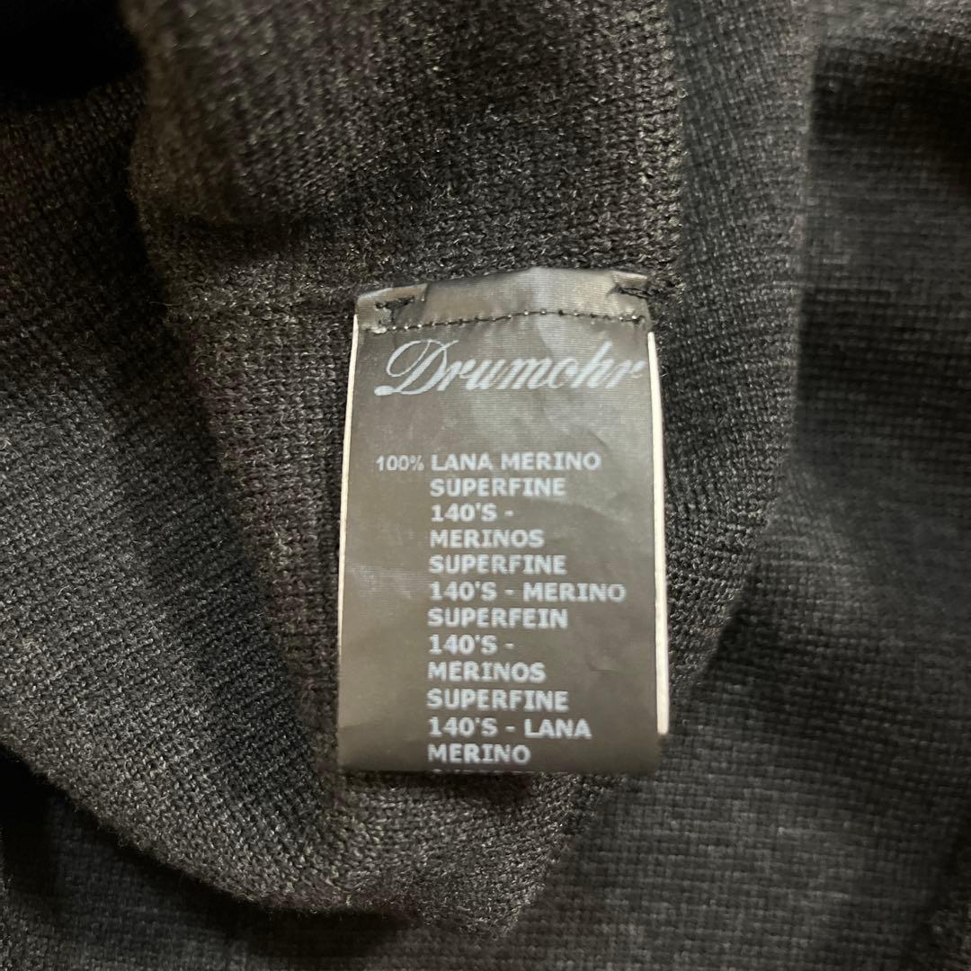 Cruciani ミラノリブ ウール ニットジャケット 50 伊製 美品