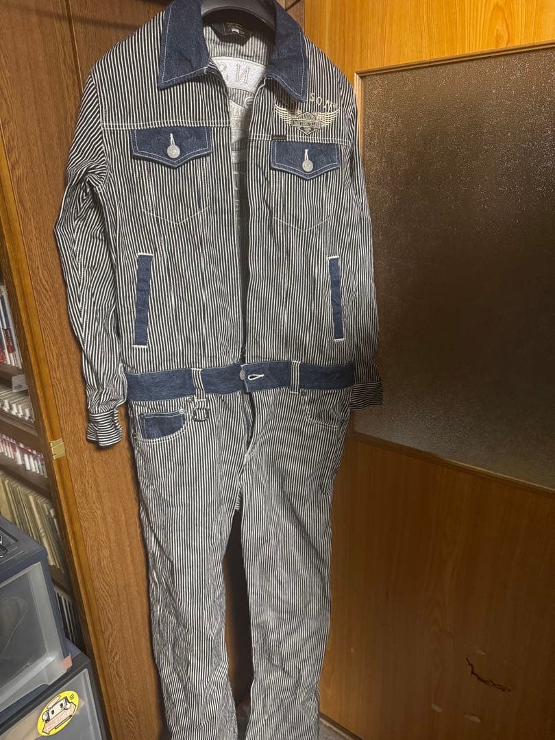 VANSON ヒッコリー ツナギ