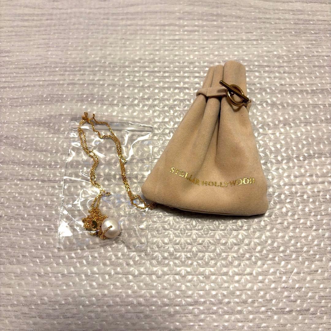 【STELLAR HOLLYWOOD】バタフライパールネックレス