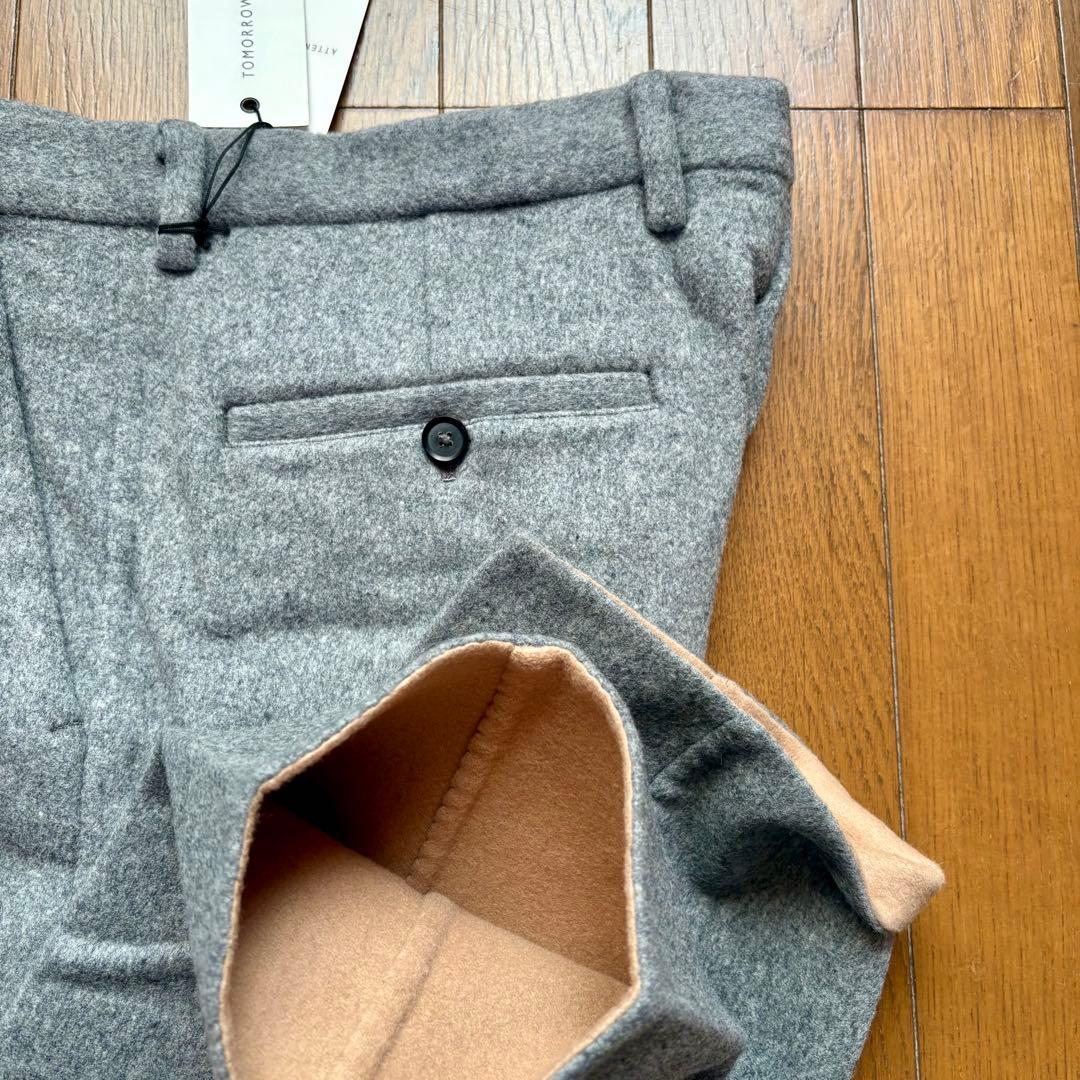 【新品未使用】TOMORROWLAND メンズウールパンツ 48