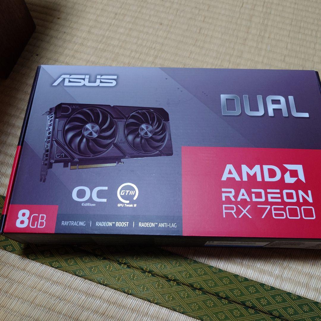 グラフィックボード・グラボ・ビデオカード ASUS Radeon RX 7600 OC Edition 8GB
