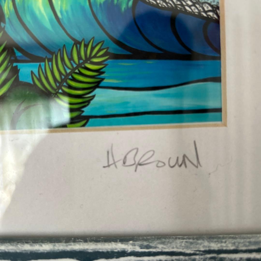 ヘザーブラウン　額縁セット