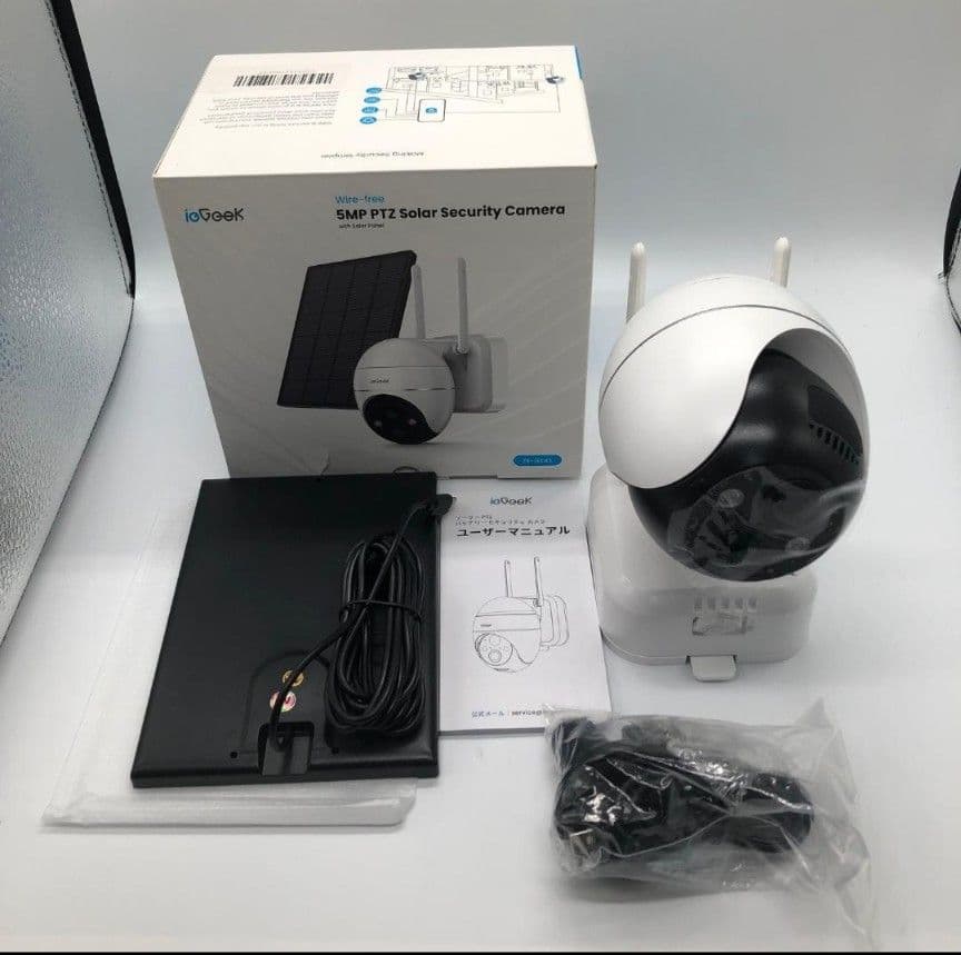 新品未使用 防犯カメラ ZX－GX4S　SDカード付128GB　ソーラー充電