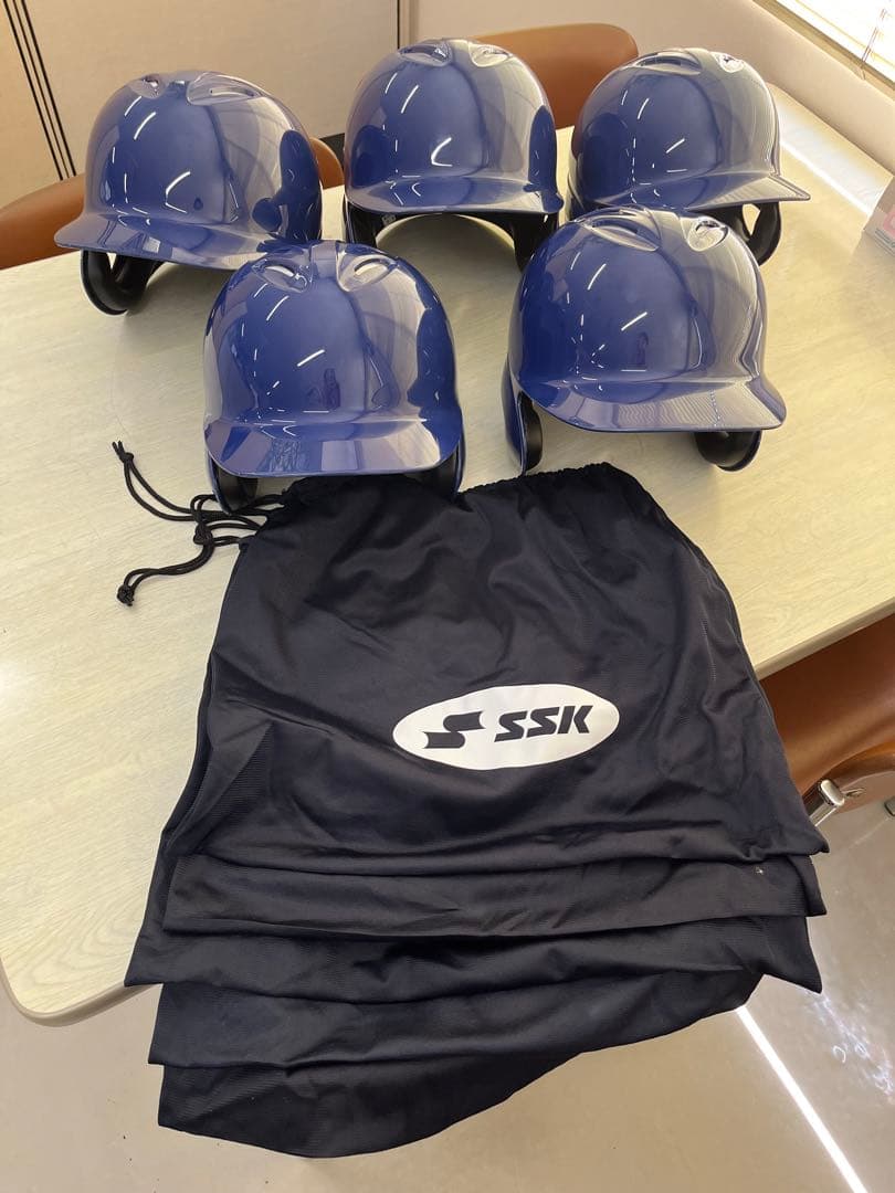 JSA ヘルメット 5個セット 青　SSK