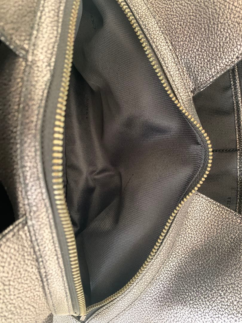 COACH イーディ　ガンメタリック　ショルダーバッグ ハンドバッグ