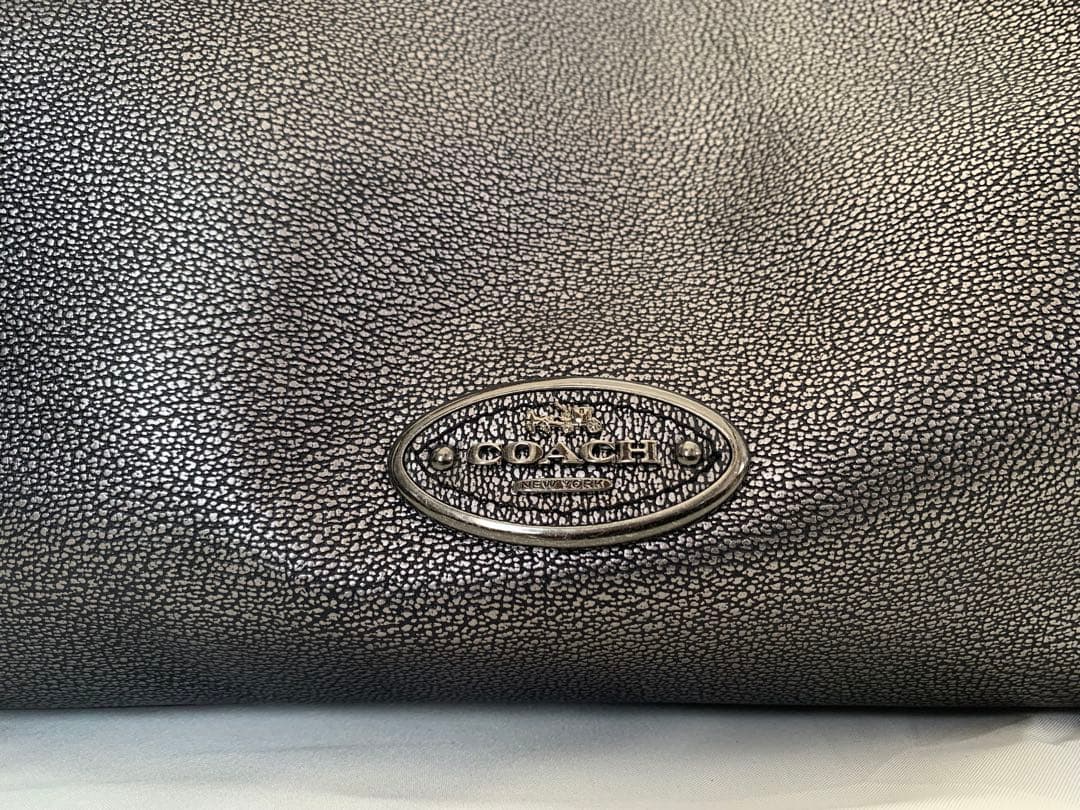 COACH イーディ　ガンメタリック　ショルダーバッグ ハンドバッグ