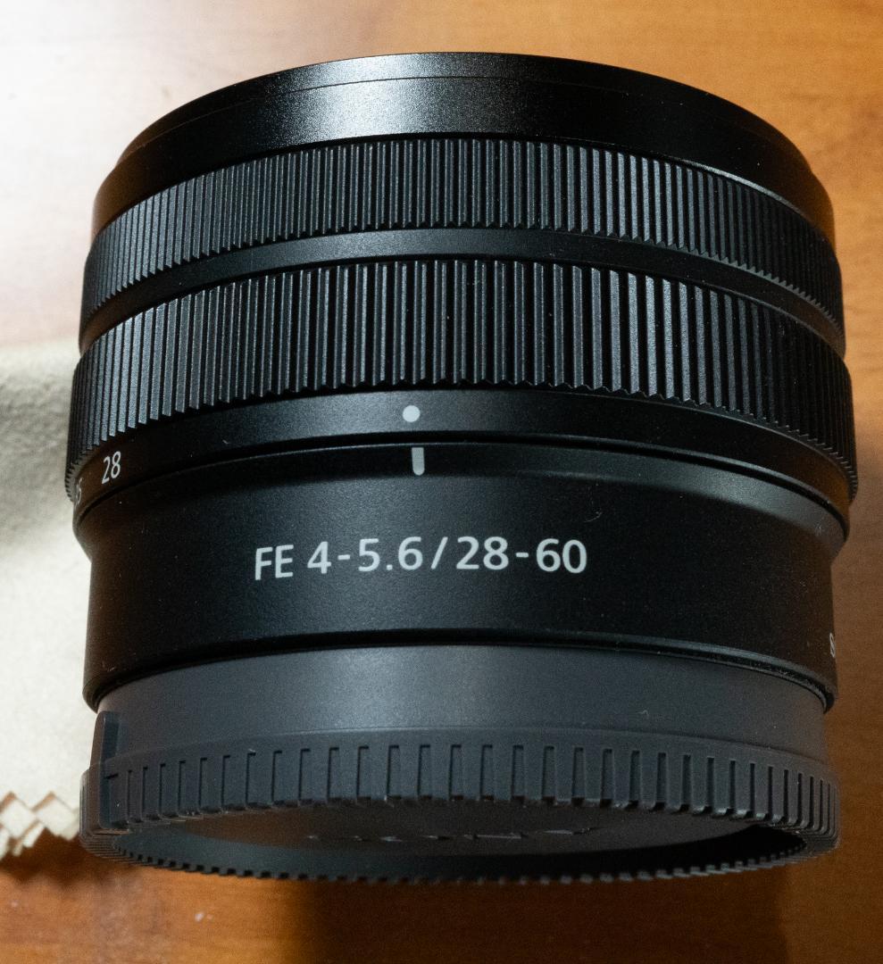 SONY FE 28-60mm ズームレンズ・フルサイズ用(目立つ傷のない良品)