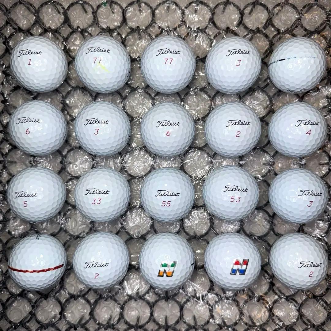 【2025年】PRO V1X Sランク 20球 854おまけtee付ロストボール