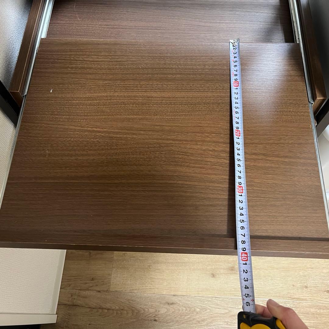 【最終値下げ】ニトリ　キッチンラック　ミドルブラウン