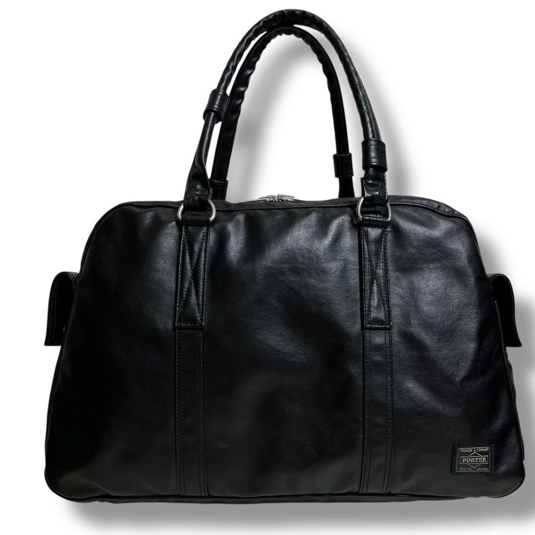 未使用級✨ポーターフリースタイル ボストンバッグ 黒 A4可 大容量 吉田カバン