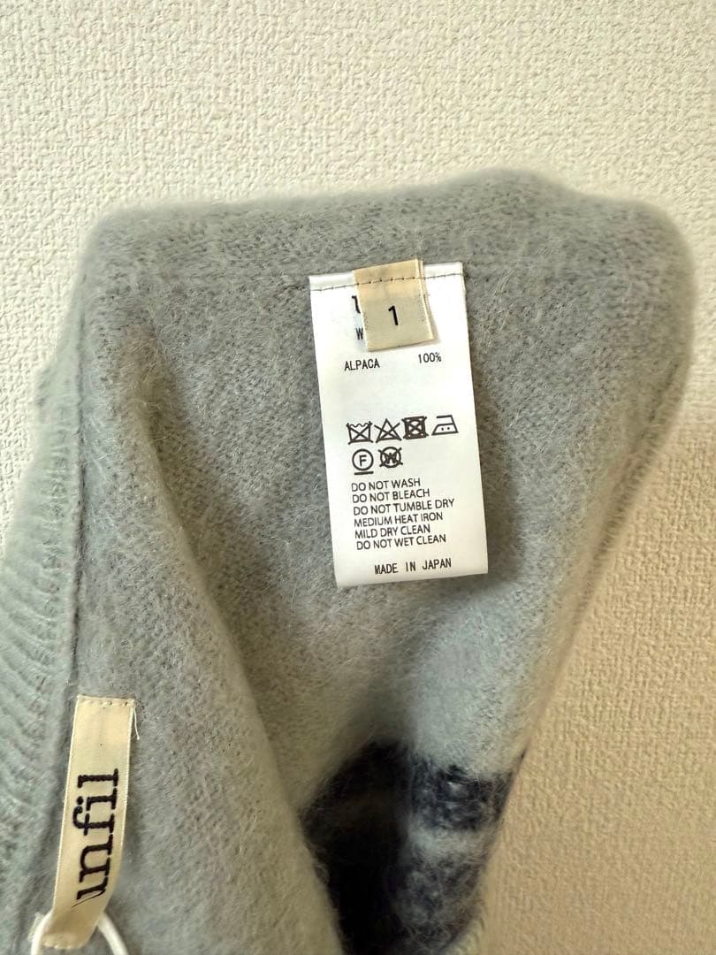 【unfil】アンフィル ロイヤルベビーアルパカ ノルディック ビブ(ベスト)