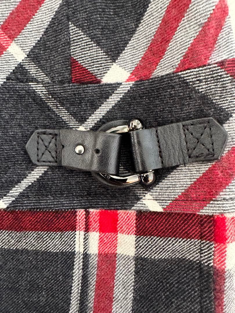 BURBERRY チェック柄 半袖ミニワンピース S