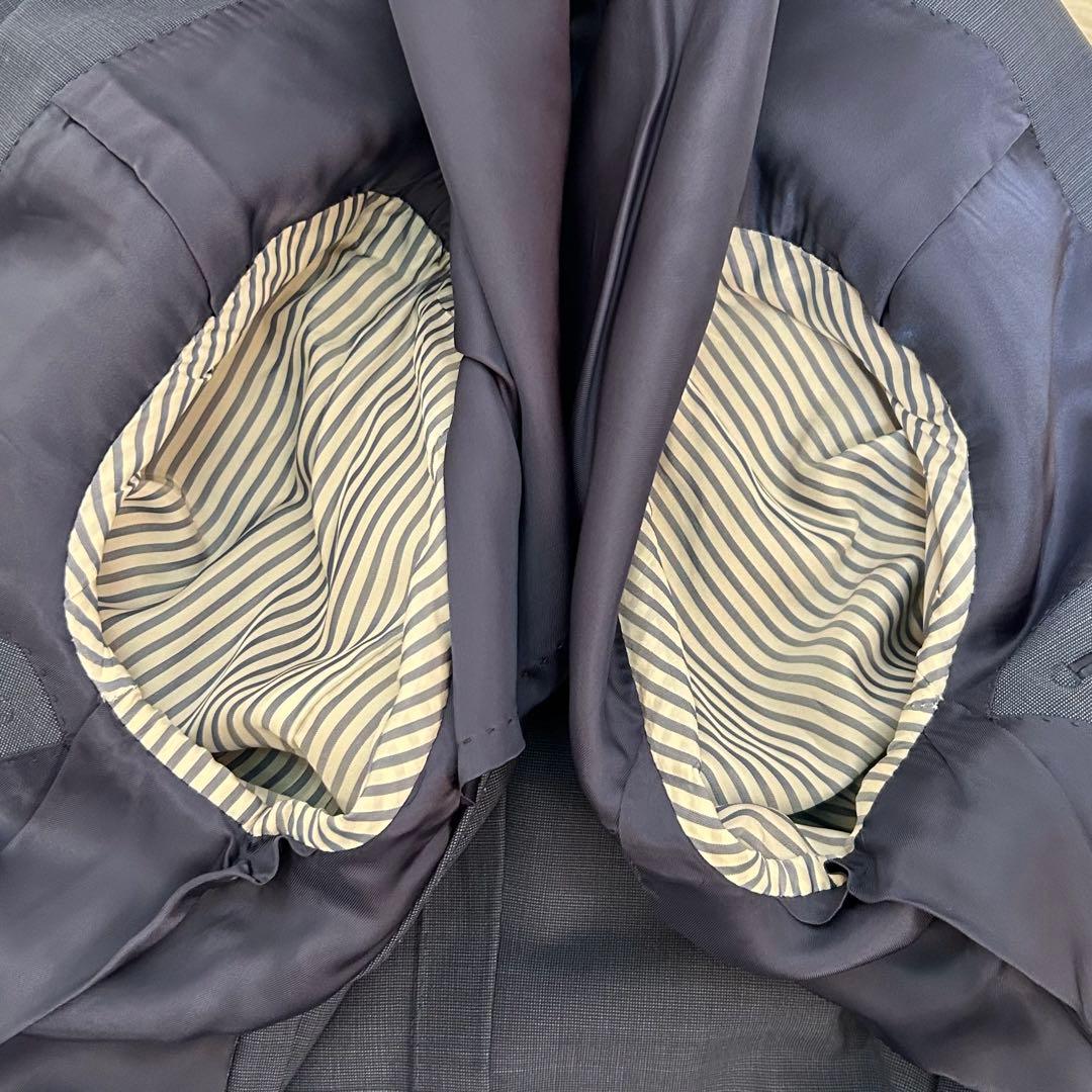 トゥモローランド　DRAGO スーツ　セットアップ　ネイビー　48 モヘヤ混　L