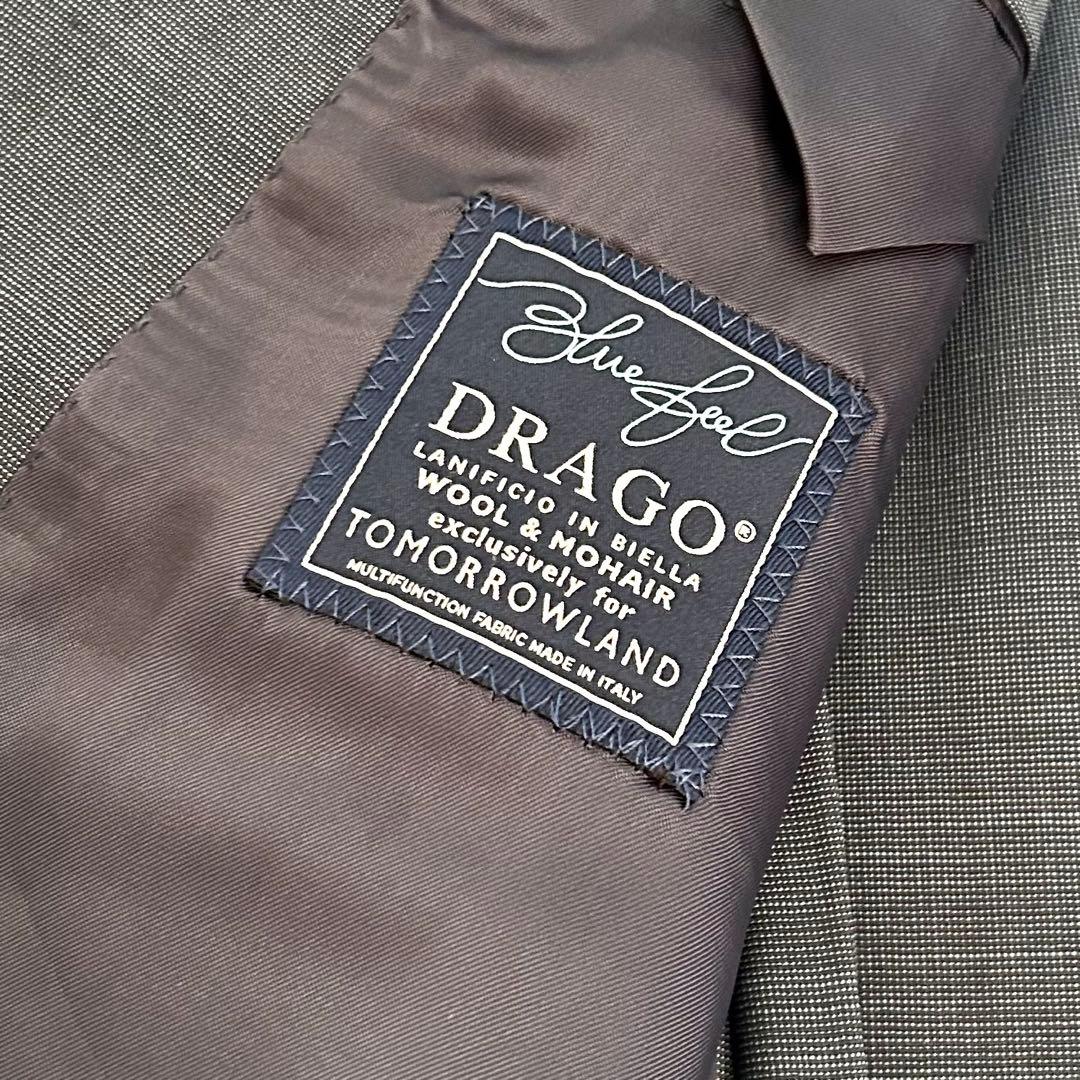 トゥモローランド　DRAGO スーツ　セットアップ　ネイビー　48 モヘヤ混　L