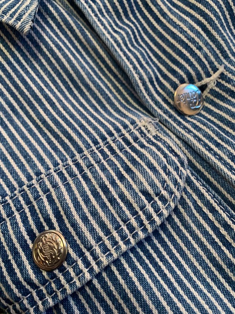 90s POINTER ポインター ヒッコリー カバーオール S USA製