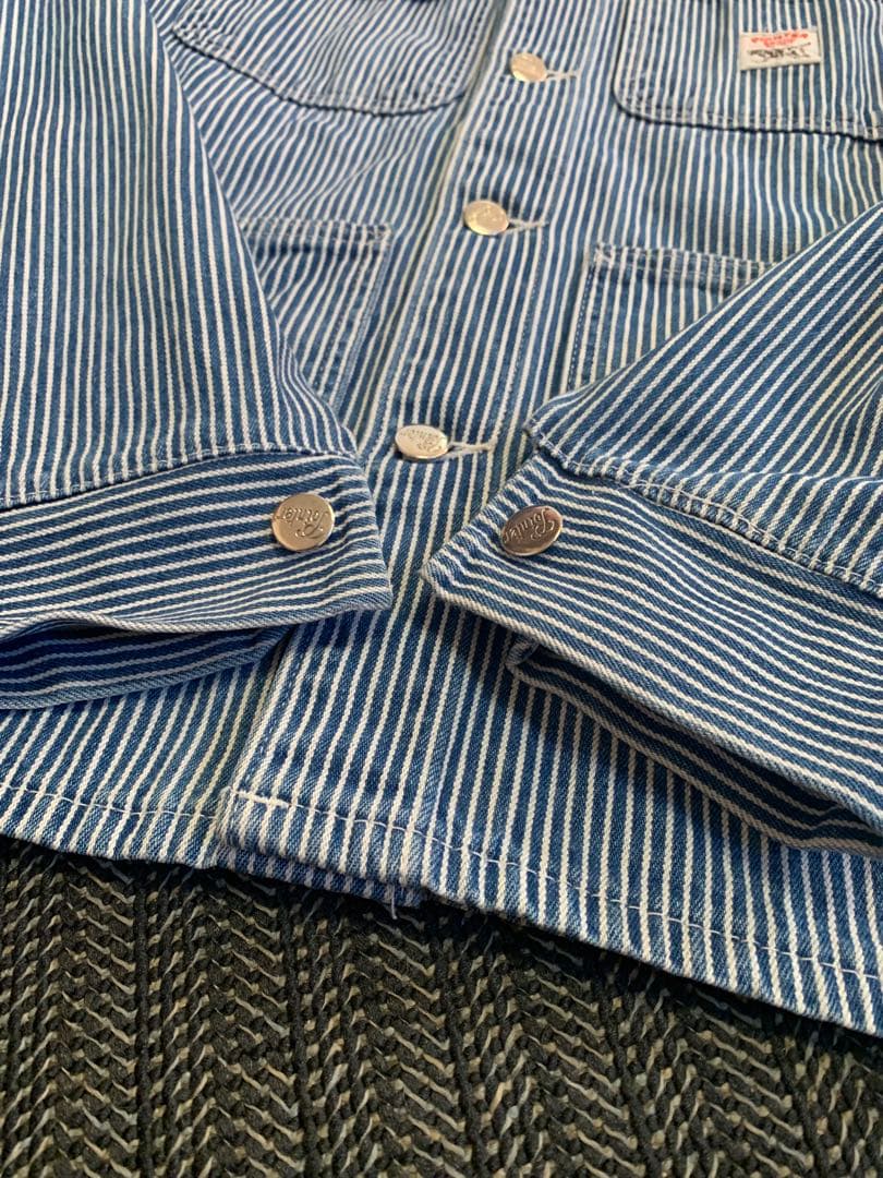 90s POINTER ポインター ヒッコリー カバーオール S USA製