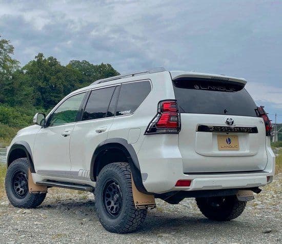 150プラド後期車用☆テールレンズプロテクター☆LANDLIC JAPAN☆