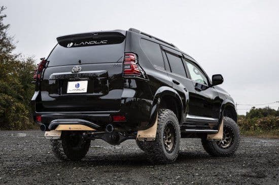 150プラド後期車用☆テールレンズプロテクター☆LANDLIC JAPAN☆