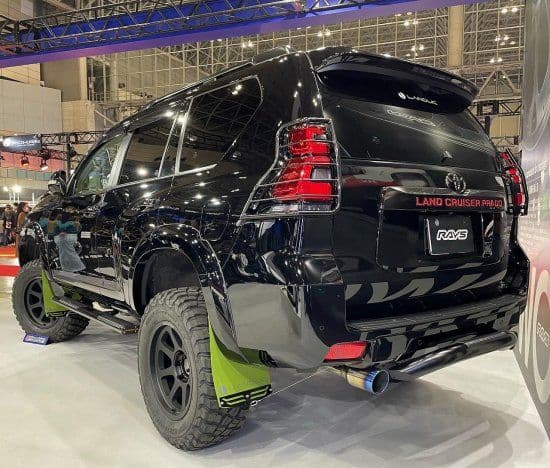 150プラド後期車用☆テールレンズプロテクター☆LANDLIC JAPAN☆