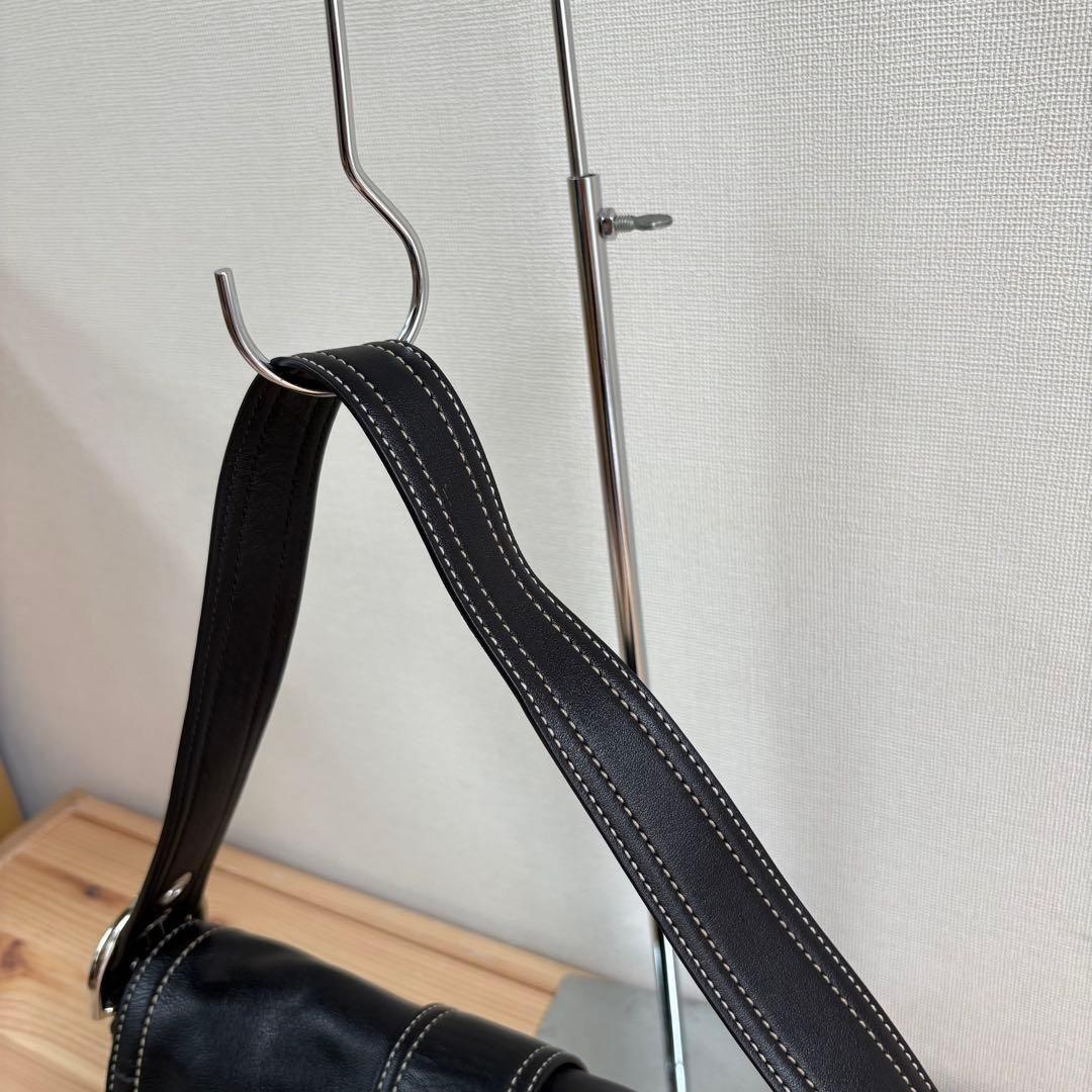 極美品　Coach Soho Leather Black Bag