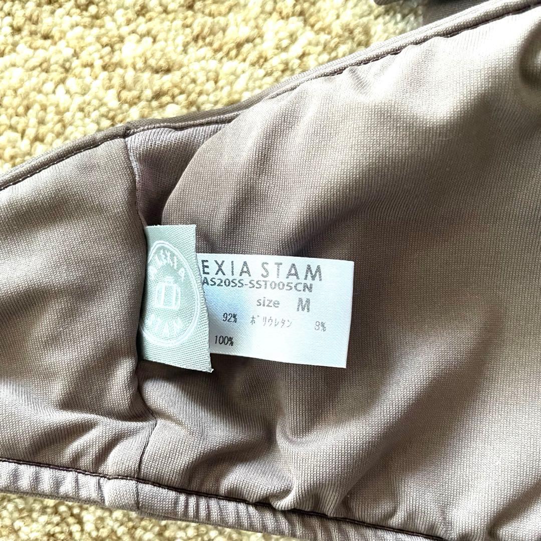 ALEXIA STAMアリシアスタン ブラウン フリル付き セパレート水着Ｍ