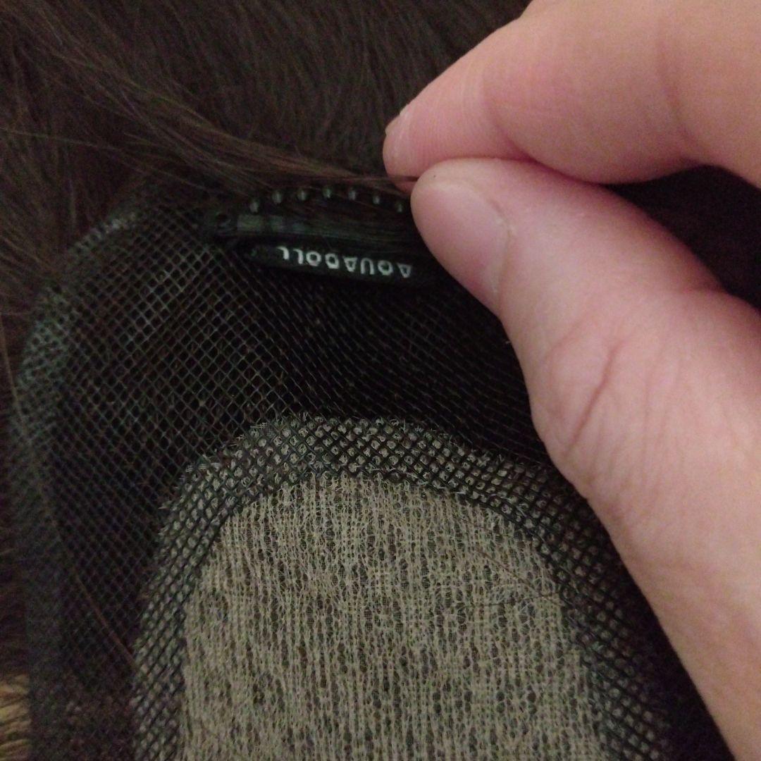 AQUADOLL VENUS 前髪ウィッグ ダークブラウン人毛100%