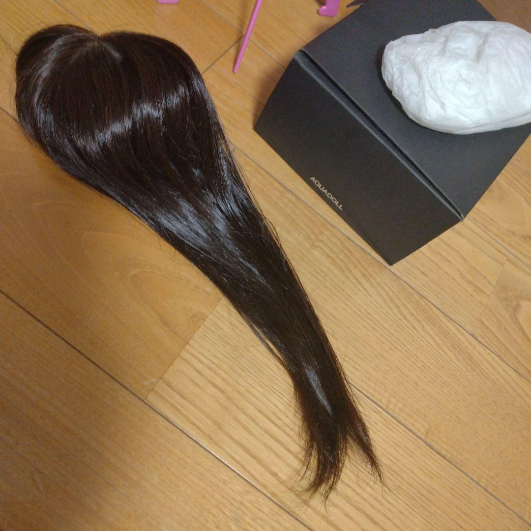 AQUADOLL VENUS 前髪ウィッグ ダークブラウン人毛100%