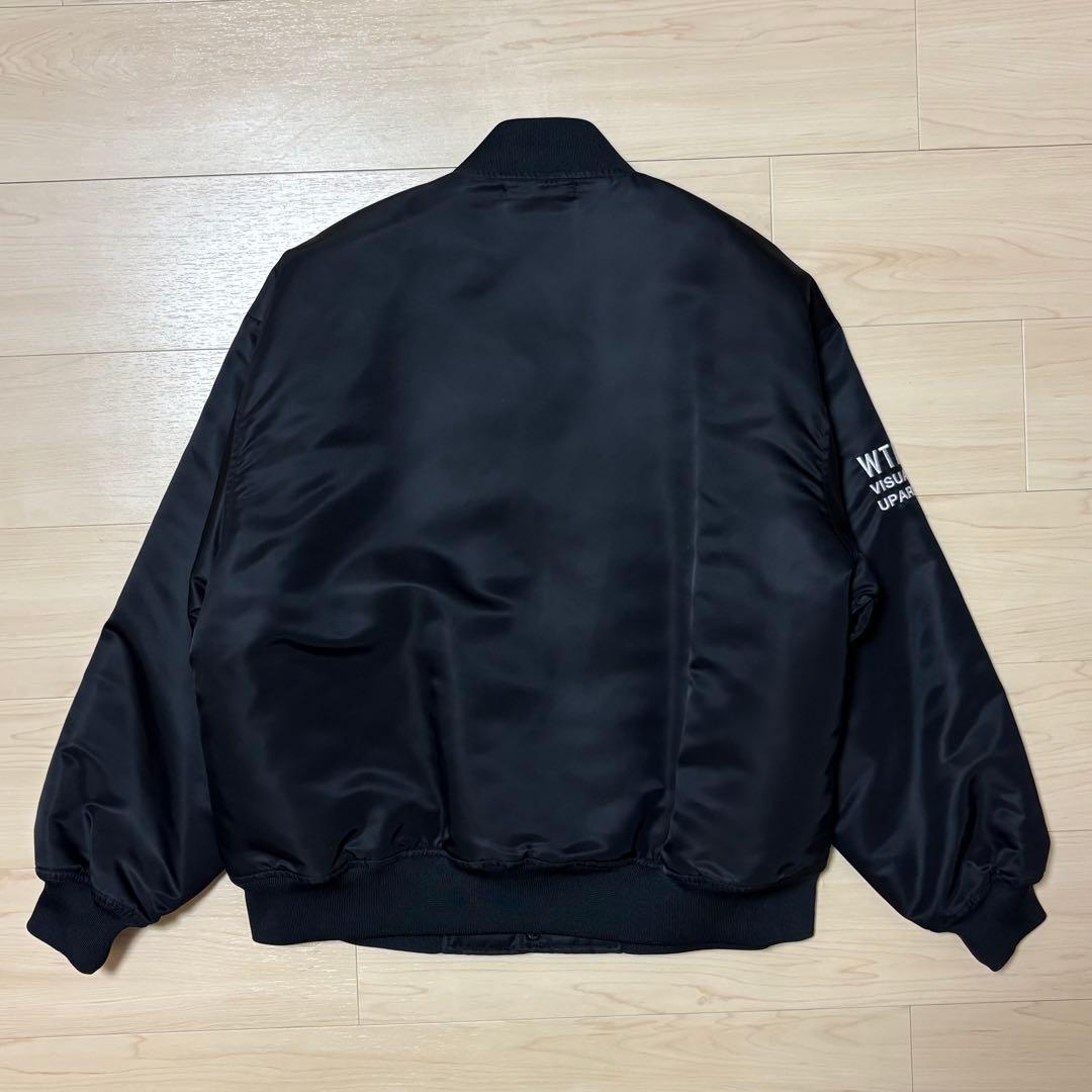 ダブルタップス　チームジャケット　ブラック　Mサイズ　23fw