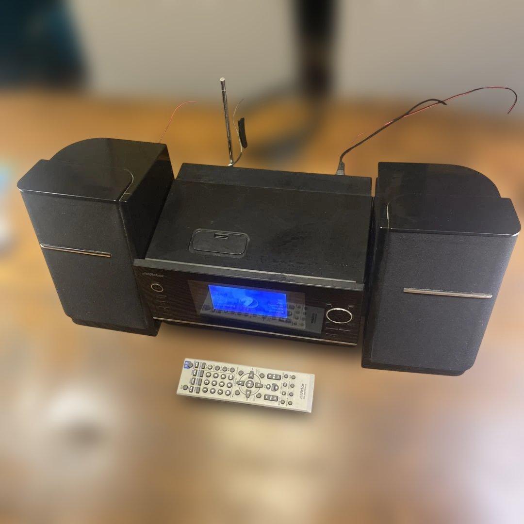 ビクター Victor コンポ CA-NXTC40 Bluetooth ブラック