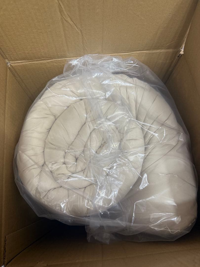 敷き布団 ダブル ベージュ 敷布団 布団 来客布団 新生活 敷きパッド付き