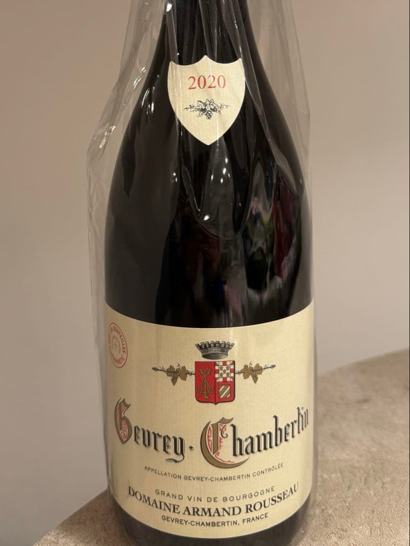 2020アルマン　ルソー　ジュブレシャンベルタン　ブルゴーニュ