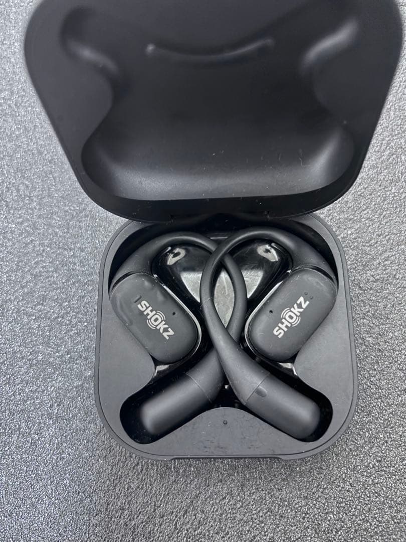 SHOKZ OPENFIT 骨伝導イヤホン ブラック