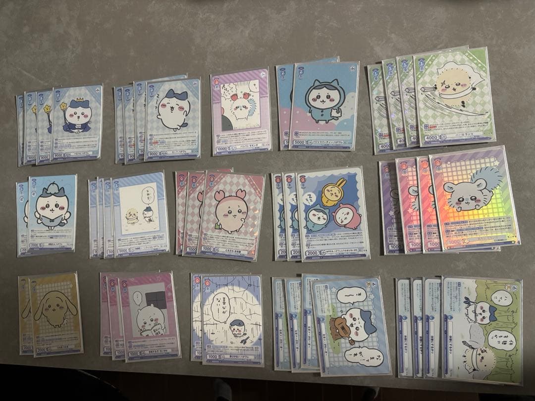 ヴァイスシュヴァルツブラウ　まとめ売り　引退品　ちいかわ　構築済みデッキ3個