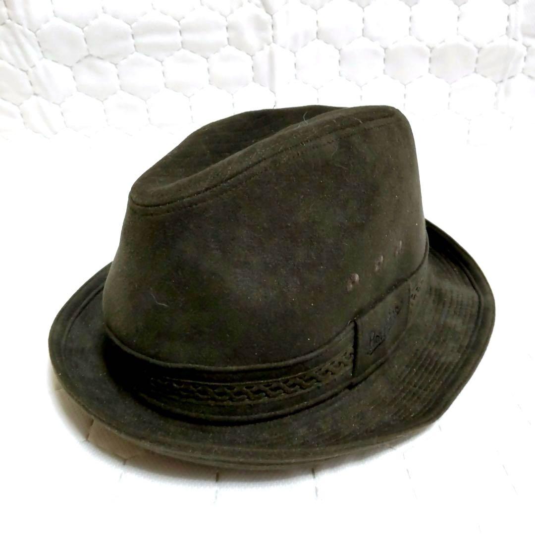 ✨ Borsalino ボルサリーノ58 ティアドロップ　中折れ帽　ハット